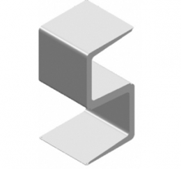 Espositore metallico THETA cm 30x30x60h MM-ES30