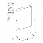 Pannello MD-EX10D2 due basi dritte