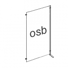 Pannello MD-EX12OSD1 in OSB una base dritta