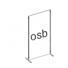 Pannello MD-EX12OSD2 in OSB due basi dritte.