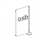 Pannello MD-EX12OST1 in OSB una base tonda