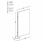 Pannello MD-EX20T1 lastra sandwich una base tonda