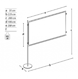 Pannello MD-EX20T1 lastra sandwich una base tonda
