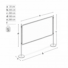 Pannello MD-EX20T2 lastra sandwich due basi tonde