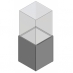 Vetrina espositiva ad isola linea THECA cm 60x60x160h.MD-VTT60