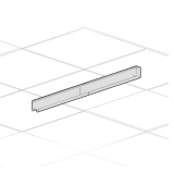 Canalina a soffitto - cm 100