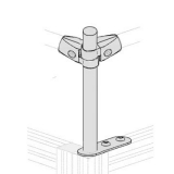 Torretta di collegamento angolare asimmetrica - cm 20h 