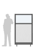 Pannello divisorio XILOX "finestrato laminato" - cm100x180h 