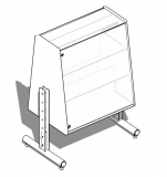 ES-VTOM86 richiedi preventivo Espositore vetrina della linea OMEGA cod:ES-VTOM86