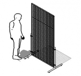 Espositore autoportante della linea GRID cod. ES-GR20DC2