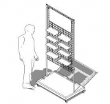  Espositore della linea EXPO cod. ES-EXG20D.8M.B.P