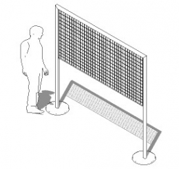 Espositore della linea STRATOS cod. cod. ES-STGR.20.20T