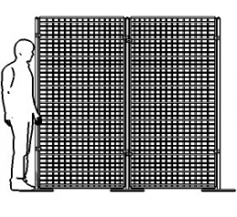 Espositore autoportante della linea EXPO cod. ES-EXG20T2-2