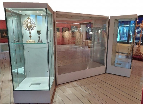 Vetrine espositive di sicurezza linea Theca