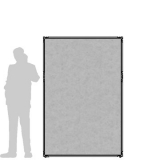 Pannello divisorio CLIPPER "feltro" - cm 130x195h