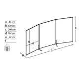 Kit espositivo modulare CLIPPER "laminato".MD
