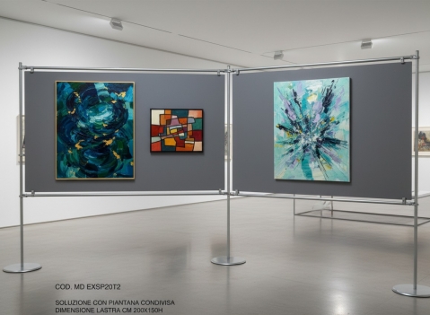 Pannelli espositivi: LINEA EXPO MD-EXSP20T2