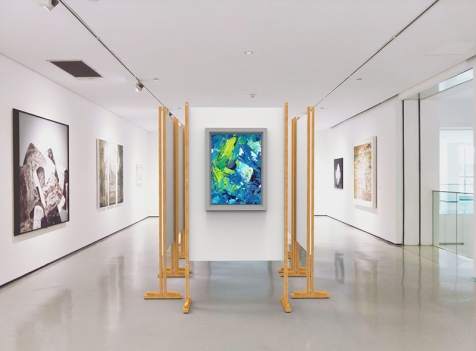 Pannelli espositivi autoportanti con struttura in legno e  lastra in swedboard stampabile o in osb