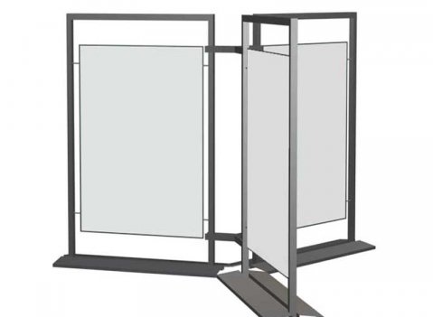 Pannelli espositivi: LINEA SIDEROS