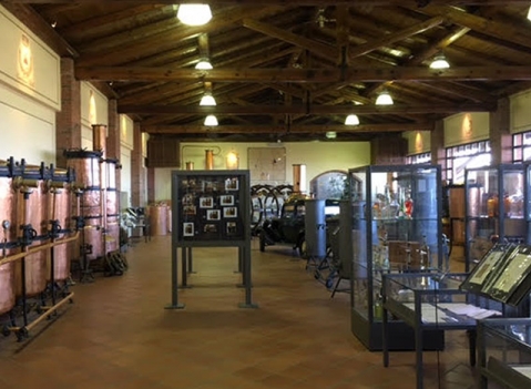 Vetrine espositive per musei della linea Argurion Museo Distillerie Berta 