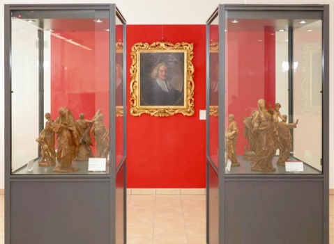 Vetrine espositive per musei della linea Argurion Museo Museo d'Arte Sacra di Scaria