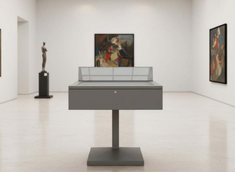 Vetrine espositive a tavolo: LINEA TESTI 