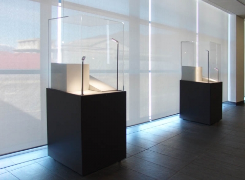 Vetrina espositiva per musei linea Theca