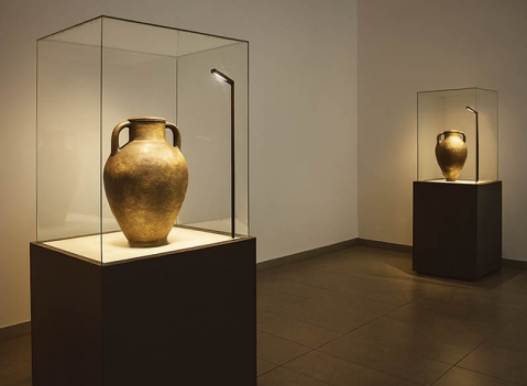 Vetrine espositive per musei linea Theca